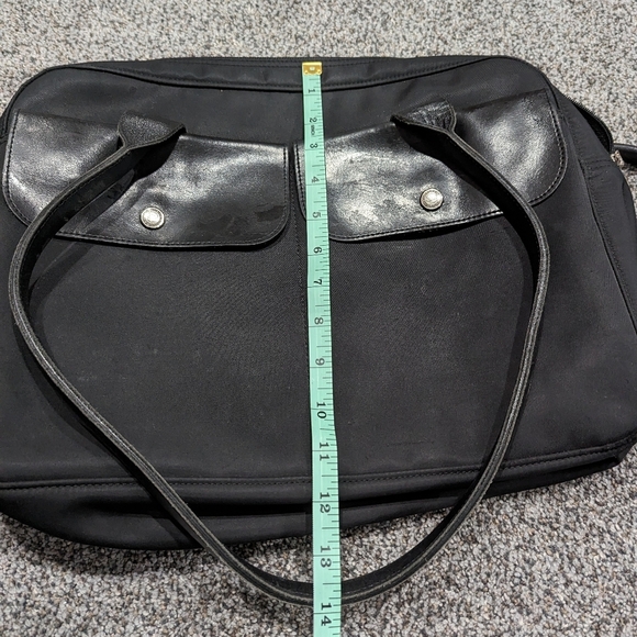 Longchamp Laptop Bag - Black Leather Trim - Picture 7 of 12